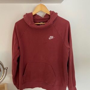 Nike red hoodie